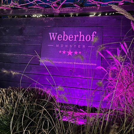 Weberhof-Muenster Glamping Hotel Bagian luar foto