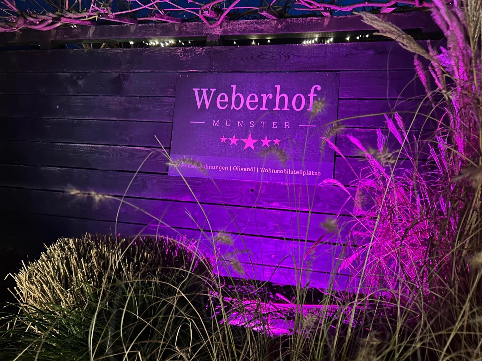 Weberhof-Muenster Glamping Hotel Bagian luar foto