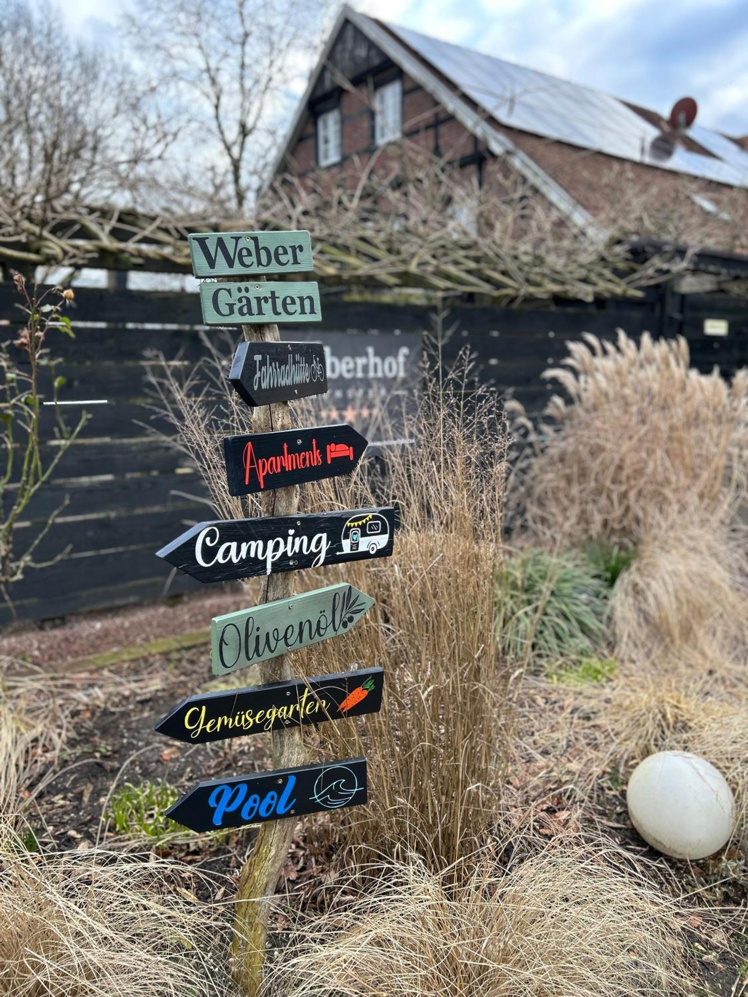 Weberhof-Muenster Glamping Hotel Bagian luar foto